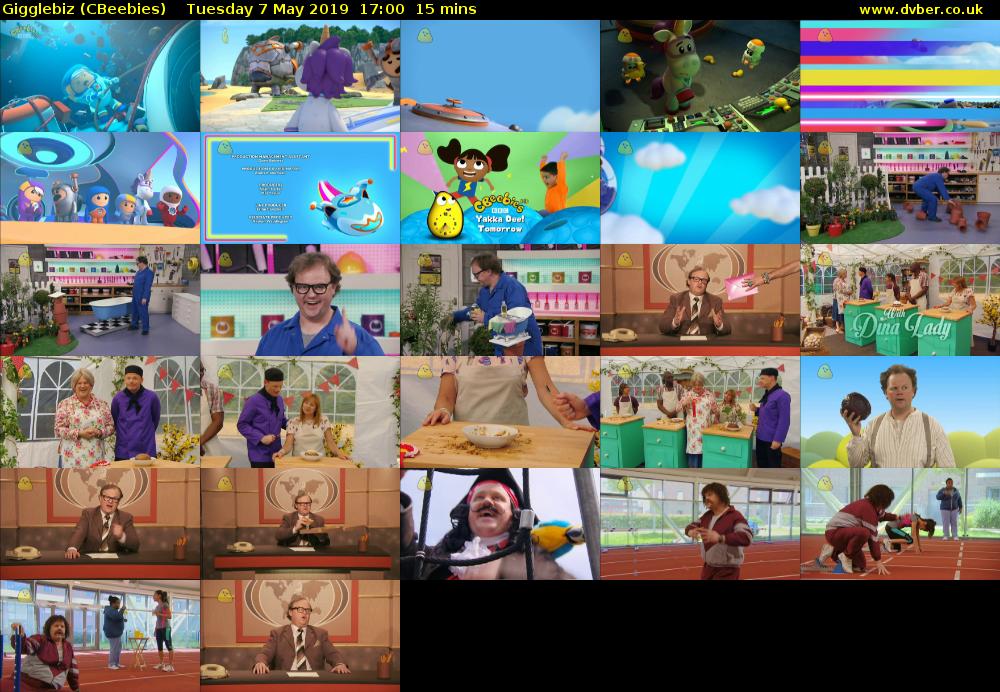 Gigglebiz (CBeebies) Tuesday 7 May 2019 17:00 - 17:15