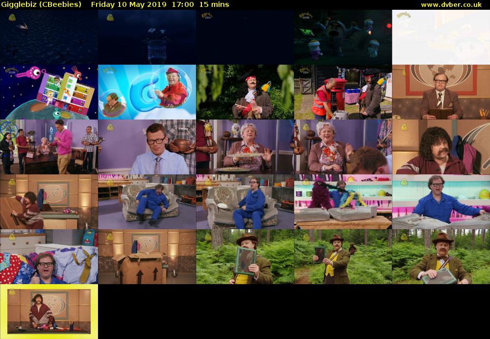 Gigglebiz (CBeebies) Friday 10 May 2019 17:00 - 17:15