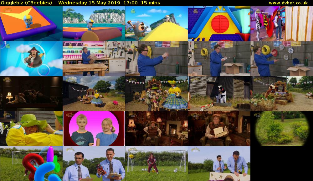 Gigglebiz (CBeebies) Wednesday 15 May 2019 17:00 - 17:15