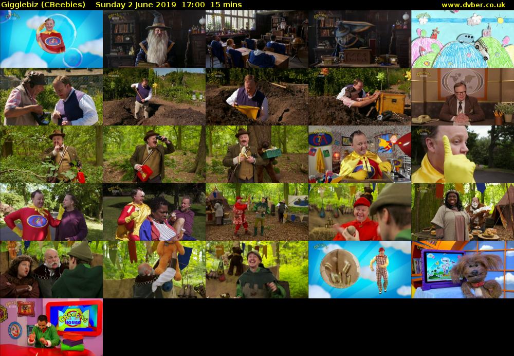Gigglebiz (CBeebies) Sunday 2 June 2019 17:00 - 17:15