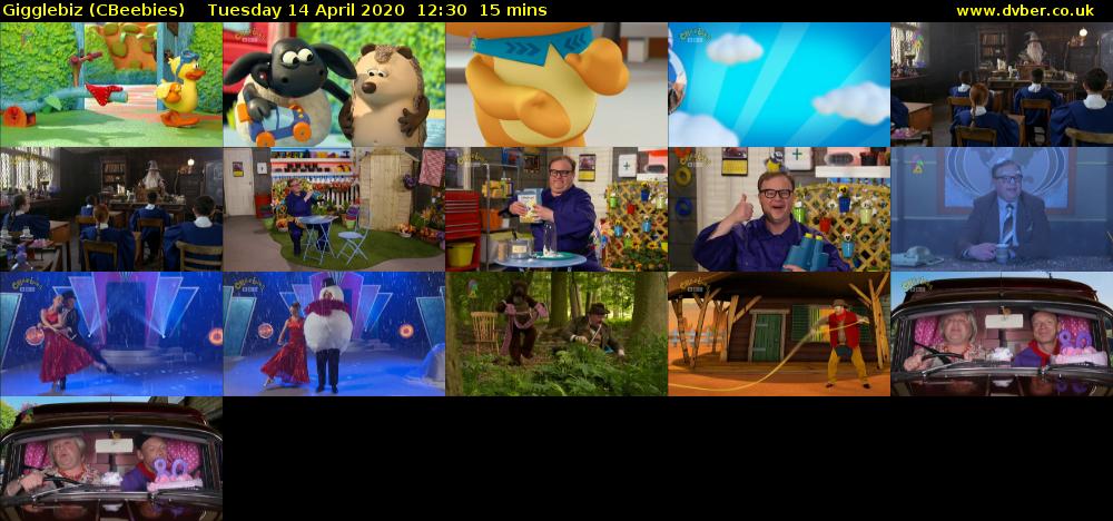 Gigglebiz (CBeebies) Tuesday 14 April 2020 12:30 - 12:45