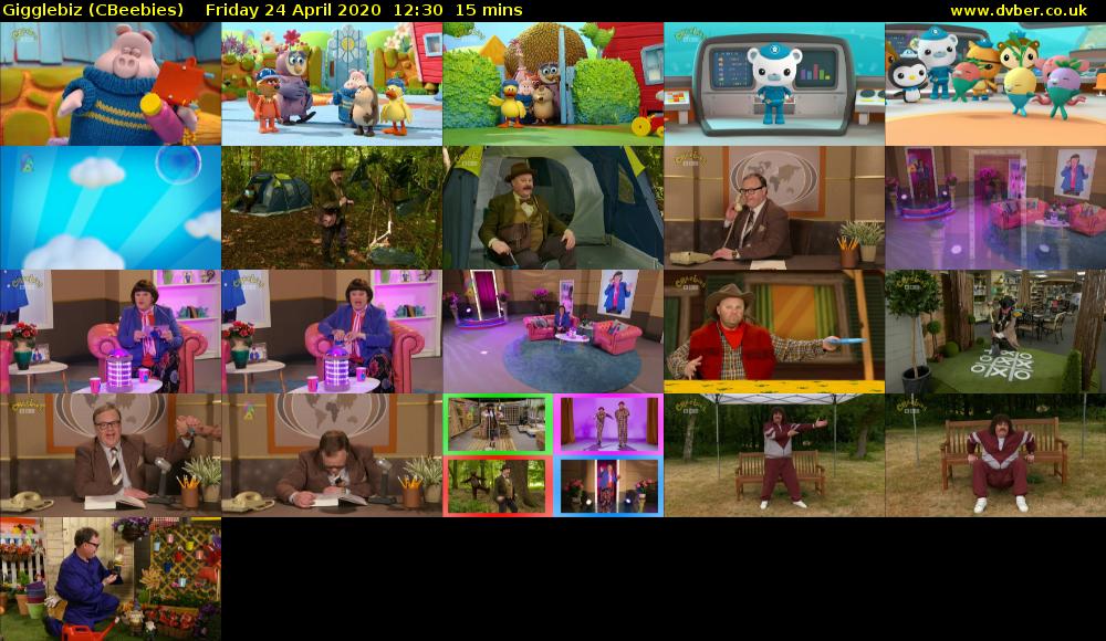Gigglebiz (CBeebies) Friday 24 April 2020 12:30 - 12:45