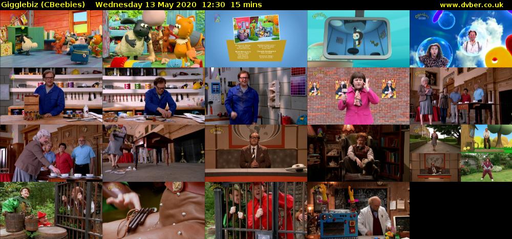 Gigglebiz (CBeebies) Wednesday 13 May 2020 12:30 - 12:45