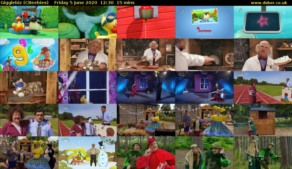 Gigglebiz (CBeebies) Friday 5 June 2020 12:30 - 12:45