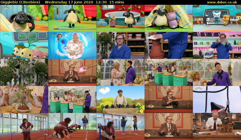 Gigglebiz (CBeebies) Wednesday 17 June 2020 12:30 - 12:45