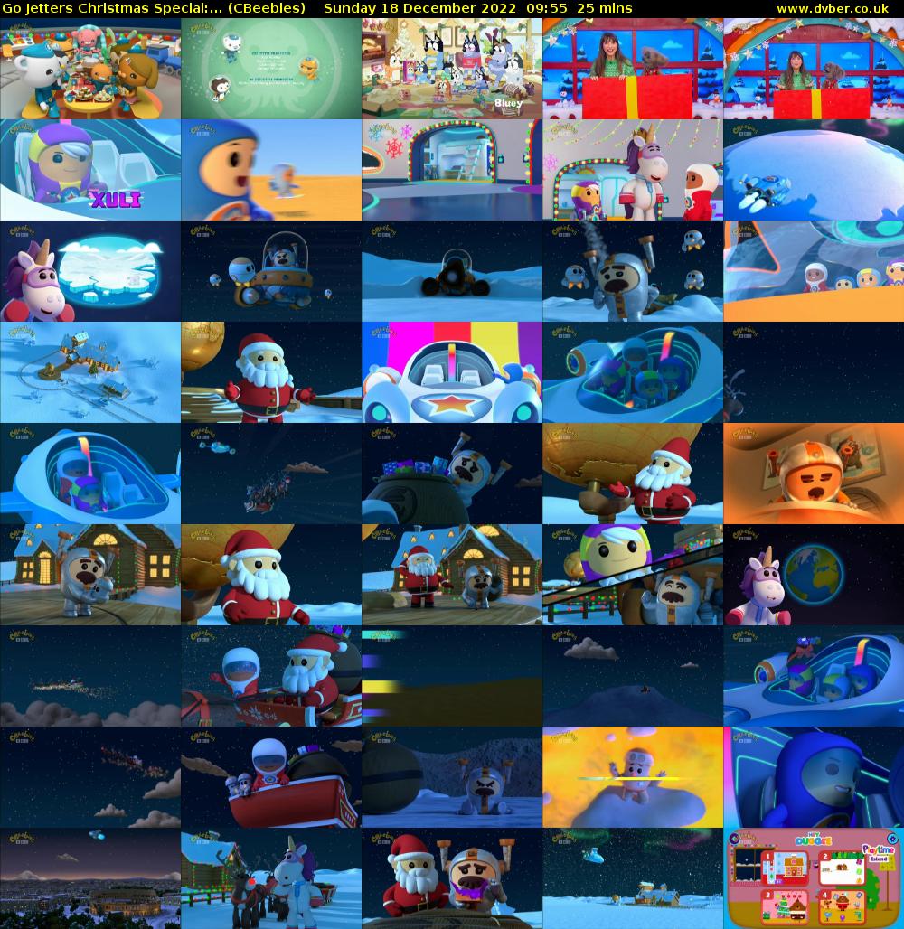Go Jetters Christmas Special:... (CBeebies) Sunday 18 December 2022 09:55 - 10:20