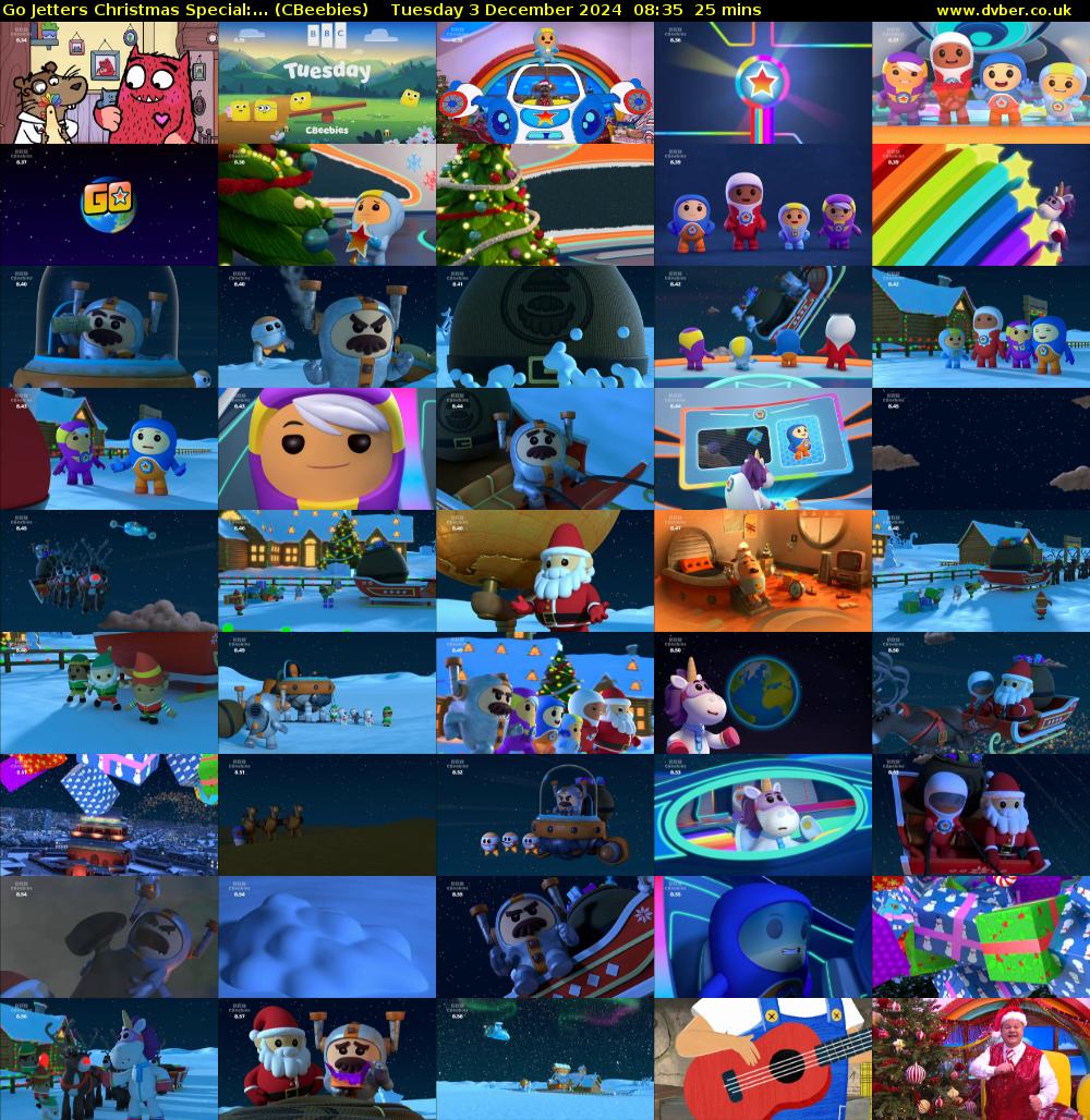 Go Jetters Christmas Special:... (CBeebies) Tuesday 3 December 2024 08:35 - 09:00