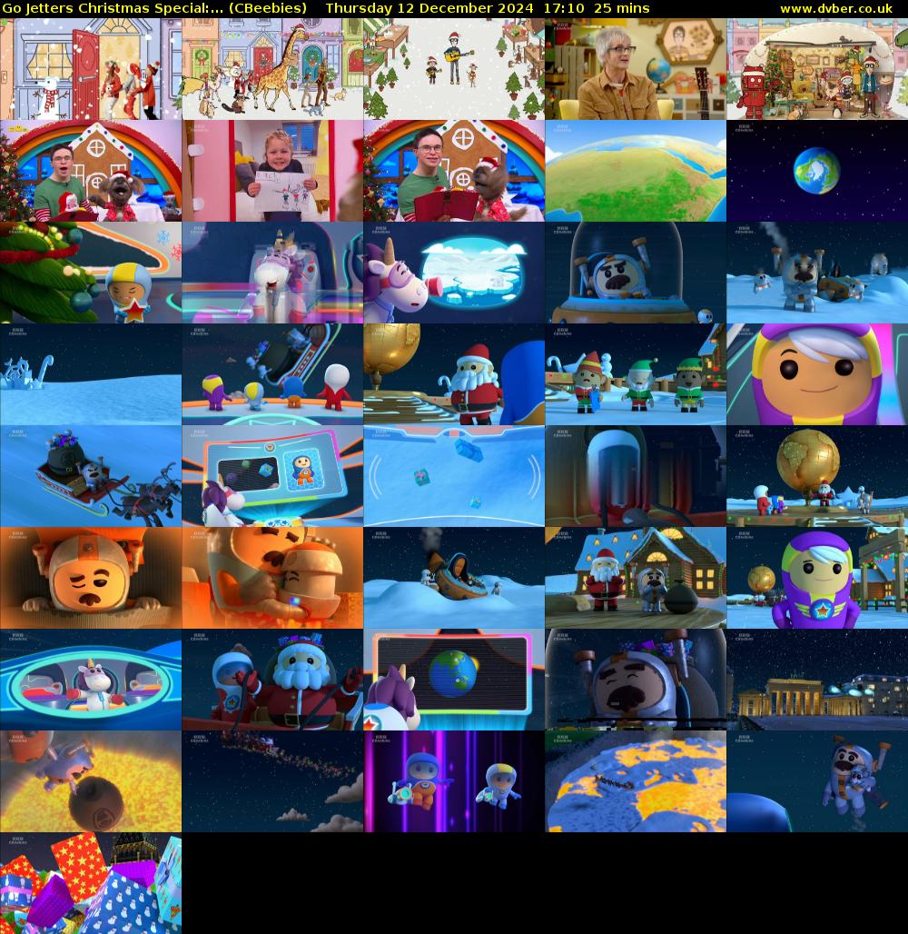 Go Jetters Christmas Special:... (CBeebies) Thursday 12 December 2024 17:10 - 17:35