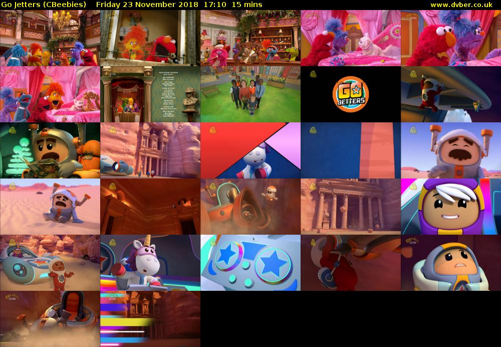 Go Jetters (CBeebies) Friday 23 November 2018 17:10 - 17:25