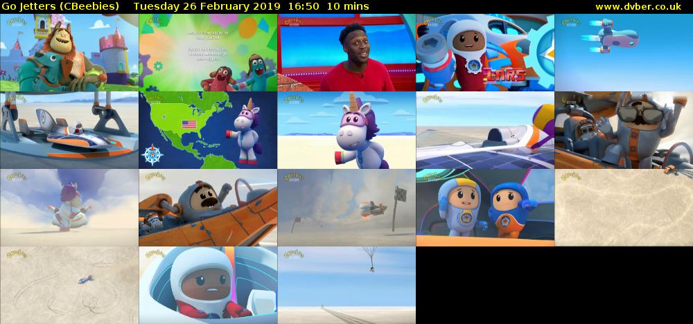 Go Jetters (CBeebies) Tuesday 26 February 2019 16:50 - 17:00