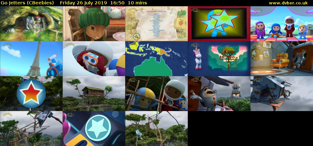 Go Jetters (CBeebies) Friday 26 July 2019 16:50 - 17:00