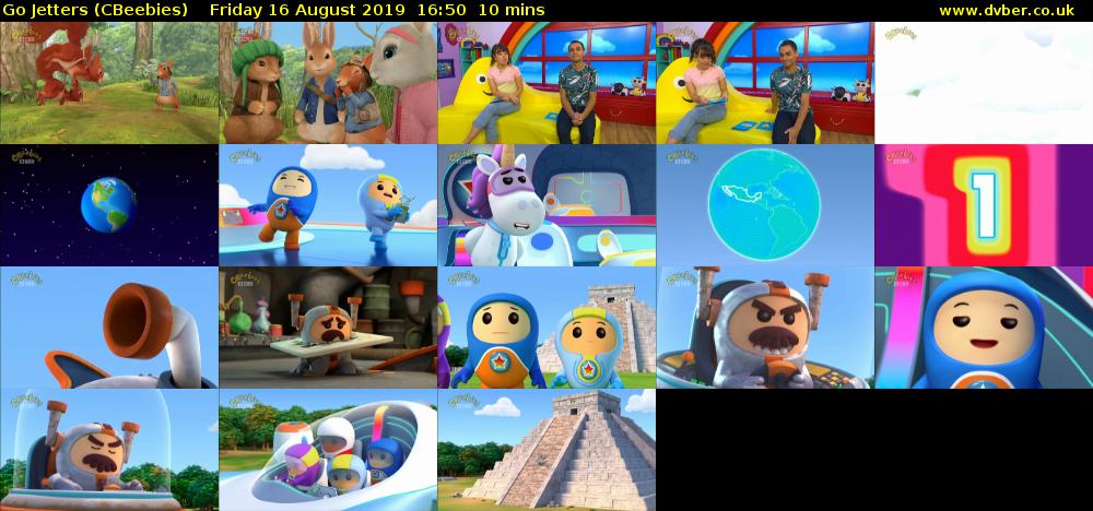 Go Jetters (CBeebies) Friday 16 August 2019 16:50 - 17:00
