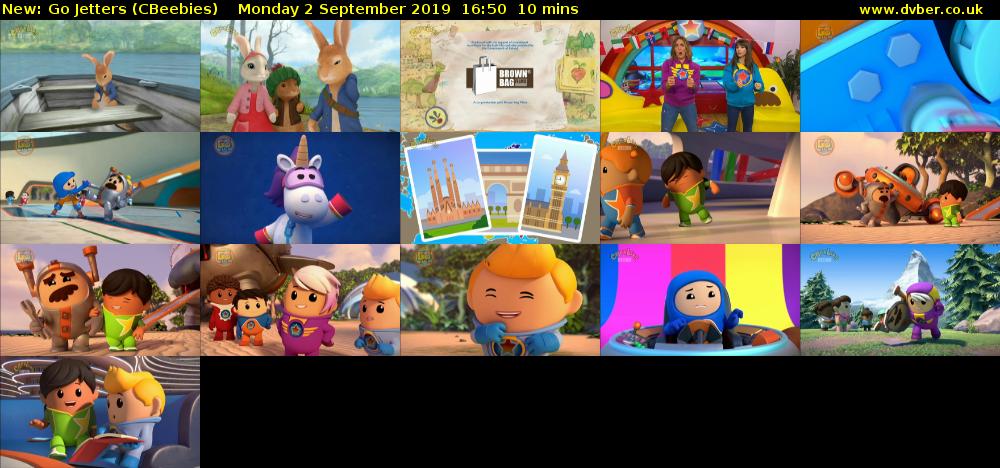 Go Jetters (CBeebies) Monday 2 September 2019 16:50 - 17:00