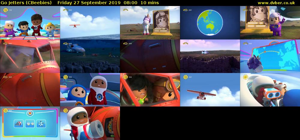 Go Jetters (CBeebies) Friday 27 September 2019 08:00 - 08:10