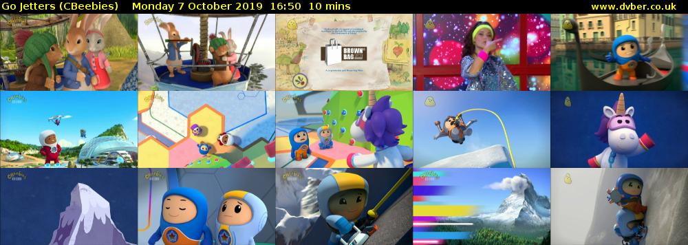 Go Jetters (CBeebies) Monday 7 October 2019 16:50 - 17:00