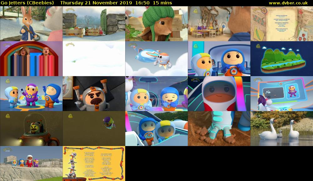 Go Jetters (CBeebies) Thursday 21 November 2019 16:50 - 17:05