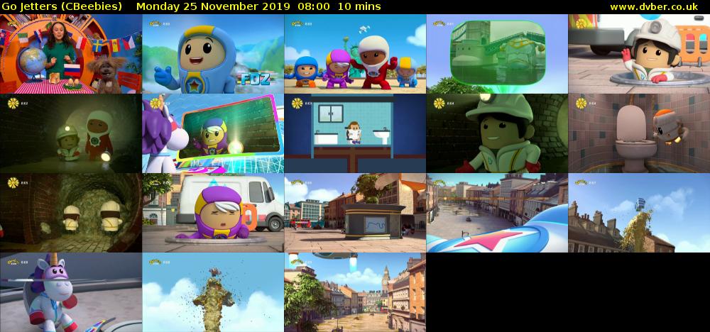 Go Jetters (CBeebies) Monday 25 November 2019 08:00 - 08:10