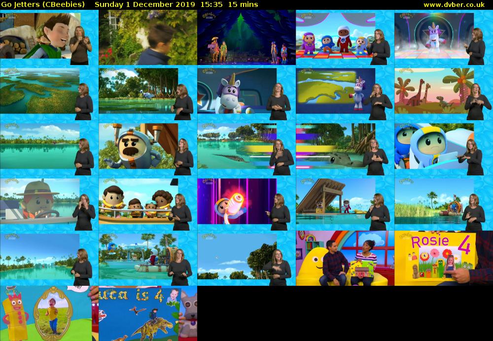 Go Jetters (CBeebies) Sunday 1 December 2019 15:35 - 15:50
