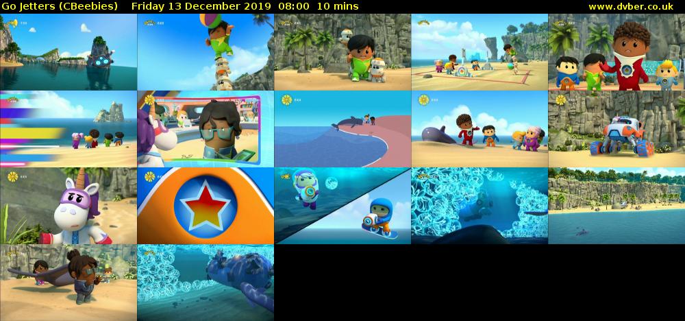 Go Jetters (CBeebies) Friday 13 December 2019 08:00 - 08:10