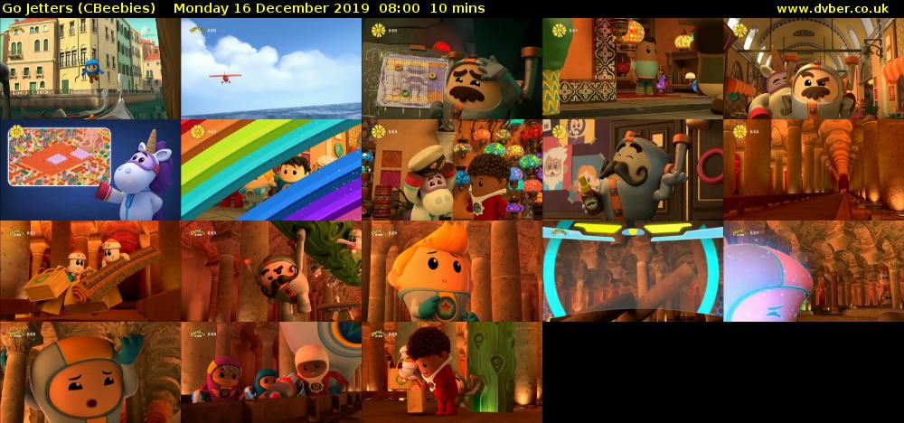 Go Jetters (CBeebies) Monday 16 December 2019 08:00 - 08:10