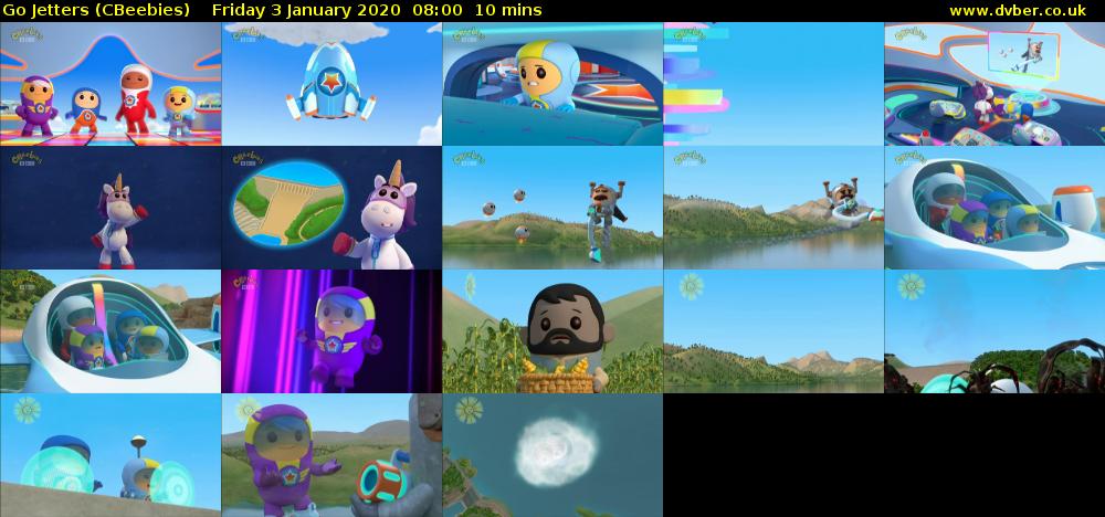 Go Jetters (CBeebies) Friday 3 January 2020 08:00 - 08:10