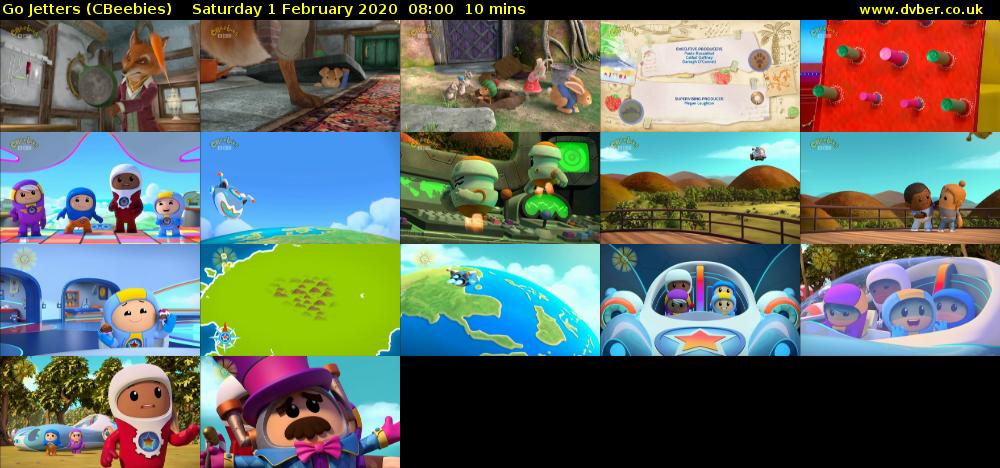 Go Jetters (CBeebies) Saturday 1 February 2020 08:00 - 08:10