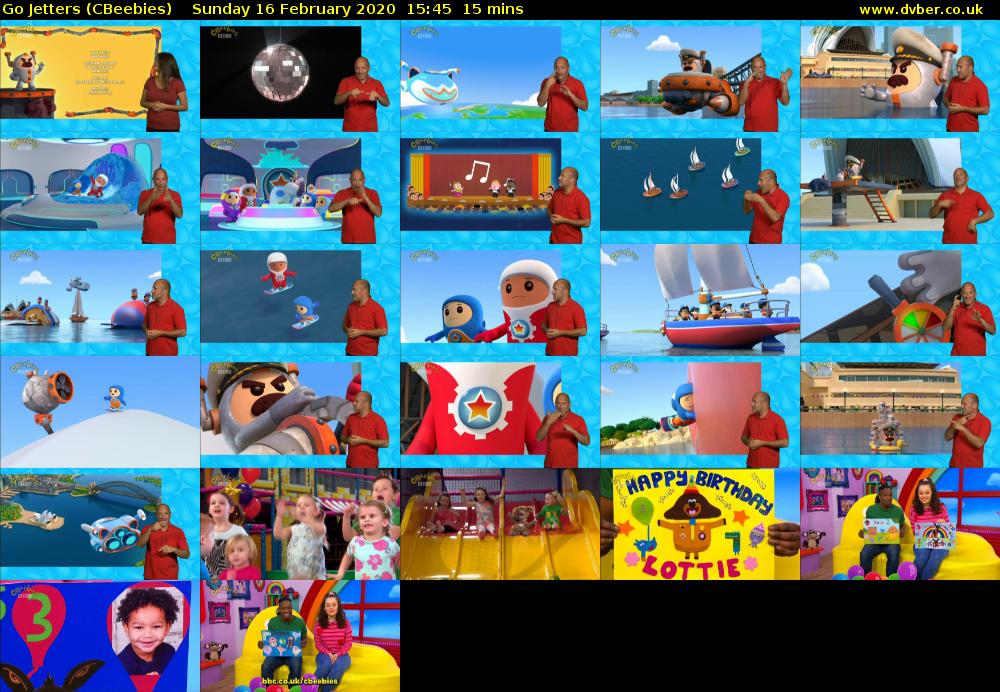 Go Jetters (CBeebies) Sunday 16 February 2020 15:45 - 16:00