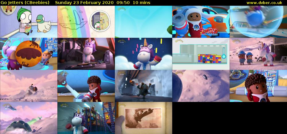 Go Jetters (CBeebies) Sunday 23 February 2020 09:50 - 10:00