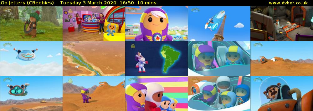 Go Jetters (CBeebies) Tuesday 3 March 2020 16:50 - 17:00
