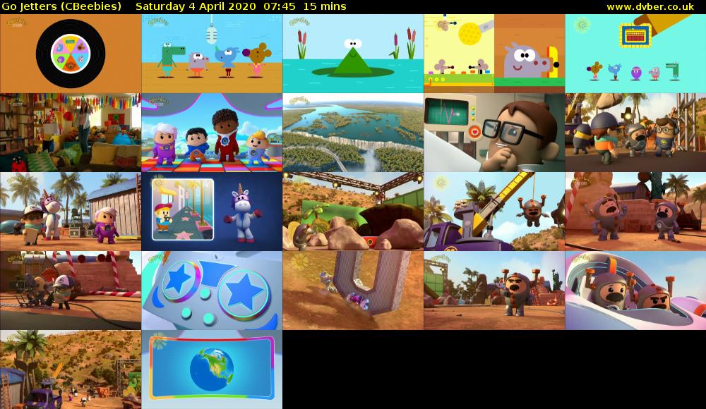 Go Jetters (CBeebies) Saturday 4 April 2020 07:45 - 08:00