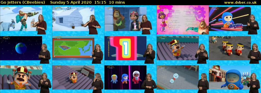Go Jetters (CBeebies) Sunday 5 April 2020 15:15 - 15:25