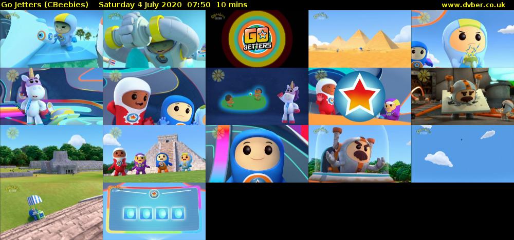 Go Jetters (CBeebies) Saturday 4 July 2020 07:50 - 08:00