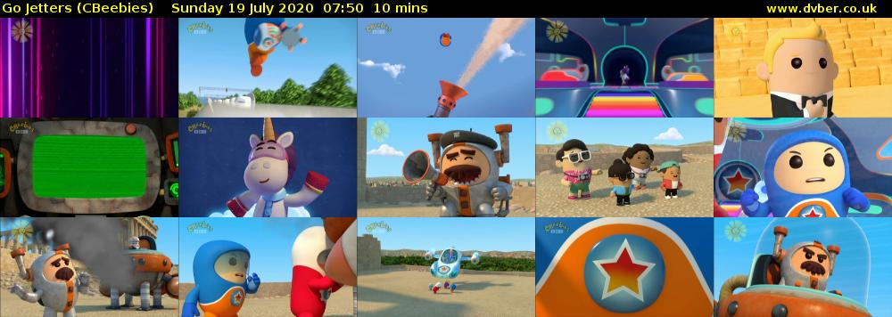 Go Jetters (CBeebies) Sunday 19 July 2020 07:50 - 08:00