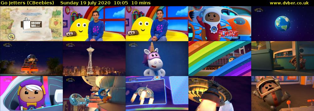 Go Jetters (CBeebies) Sunday 19 July 2020 10:05 - 10:15