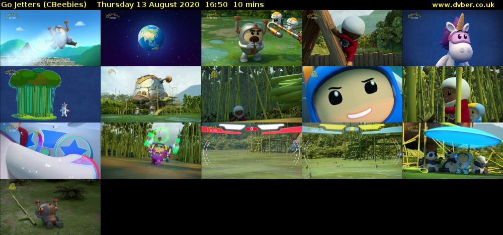 Go Jetters (CBeebies) Thursday 13 August 2020 16:50 - 17:00