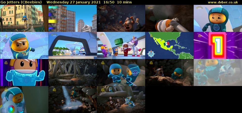 Go Jetters (CBeebies) Wednesday 27 January 2021 16:50 - 17:00