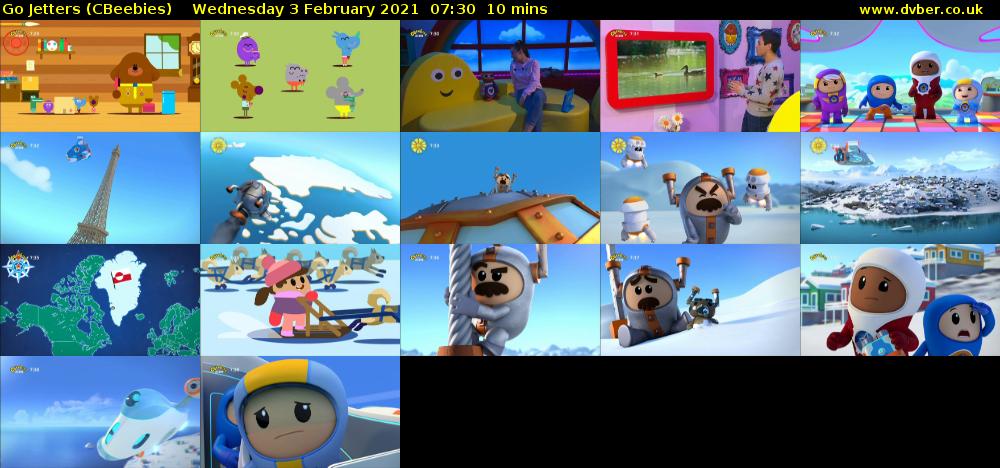 Go Jetters (CBeebies) Wednesday 3 February 2021 07:30 - 07:40
