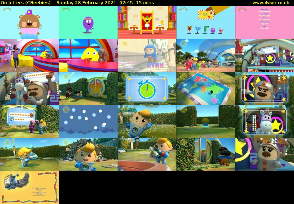 Go Jetters (CBeebies) Sunday 28 February 2021 07:45 - 08:00
