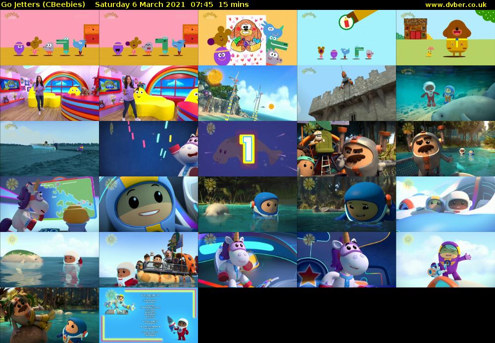 Go Jetters (CBeebies) Saturday 6 March 2021 07:45 - 08:00
