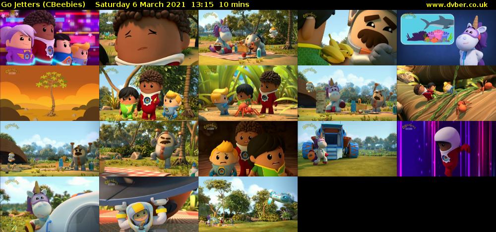 Go Jetters (CBeebies) Saturday 6 March 2021 13:15 - 13:25