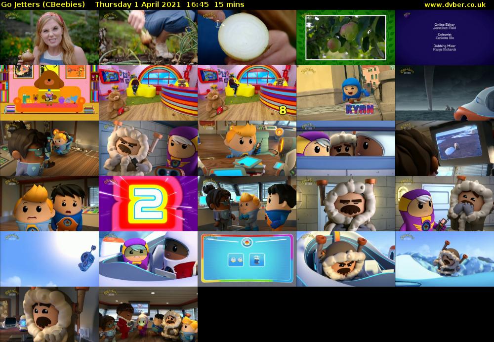 Go Jetters (CBeebies) Thursday 1 April 2021 16:45 - 17:00