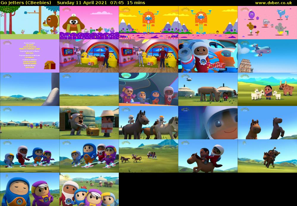 Go Jetters (CBeebies) Sunday 11 April 2021 07:45 - 08:00