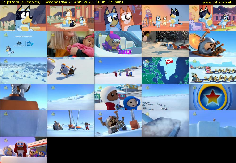 Go Jetters (CBeebies) Wednesday 21 April 2021 16:45 - 17:00