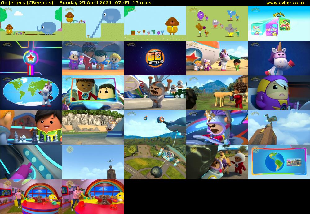 Go Jetters (CBeebies) Sunday 25 April 2021 07:45 - 08:00
