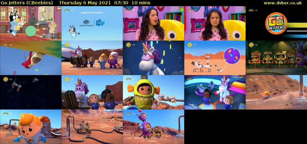 Go Jetters (CBeebies) Thursday 6 May 2021 07:30 - 07:40