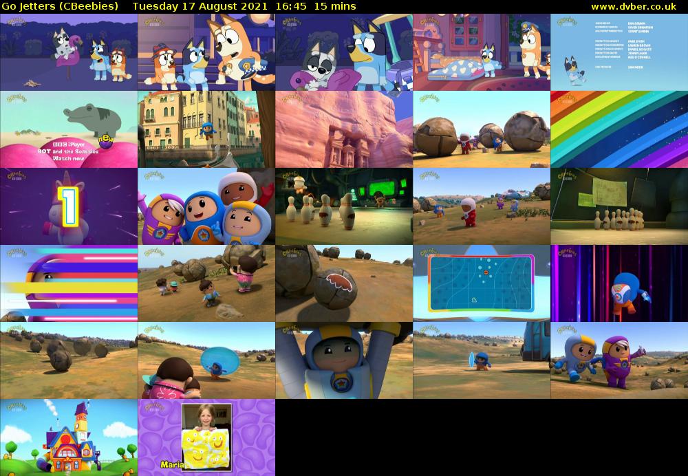 Go Jetters (CBeebies) Tuesday 17 August 2021 16:45 - 17:00