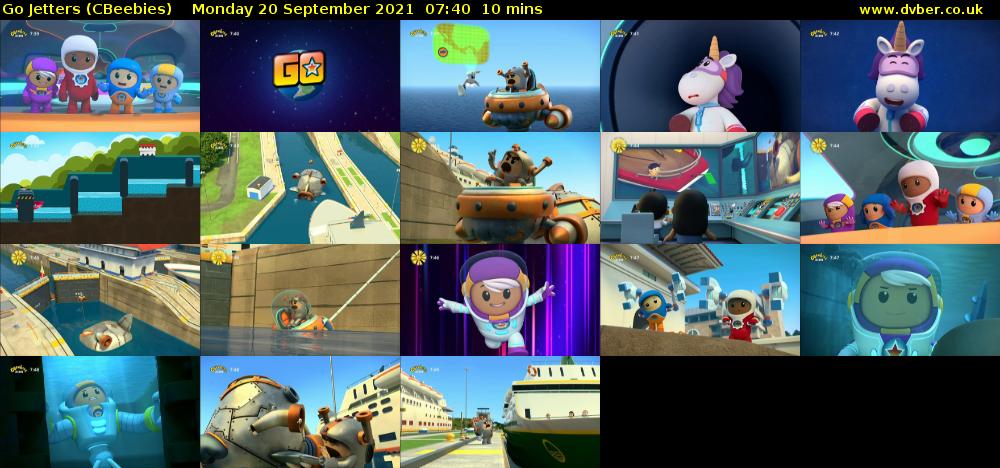 Go Jetters (CBeebies) Monday 20 September 2021 07:40 - 07:50