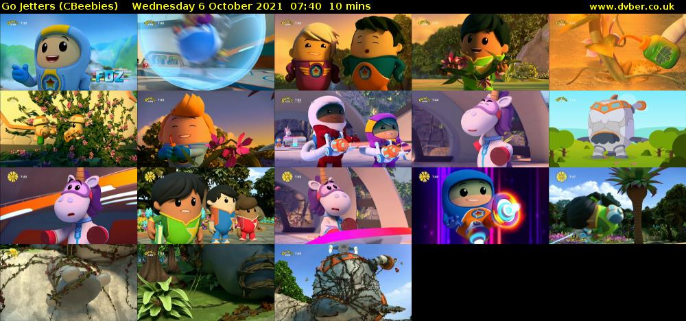 Go Jetters (CBeebies) Wednesday 6 October 2021 07:40 - 07:50