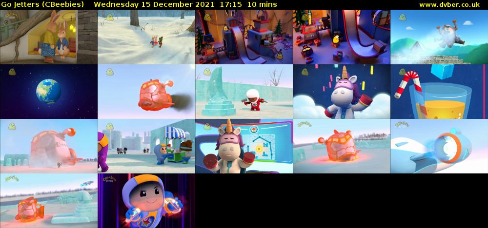 Go Jetters (CBeebies) Wednesday 15 December 2021 17:15 - 17:25