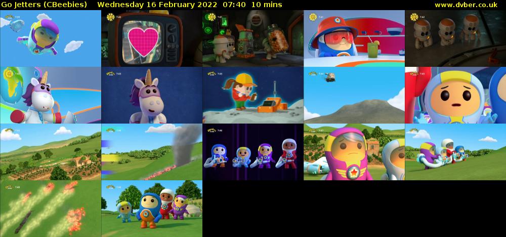 Go Jetters (CBeebies) Wednesday 16 February 2022 07:40 - 07:50